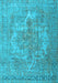 Persian Light Blue Bohemian Rug, tr4313lblu