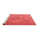 Bohemian Red Washable Rugs