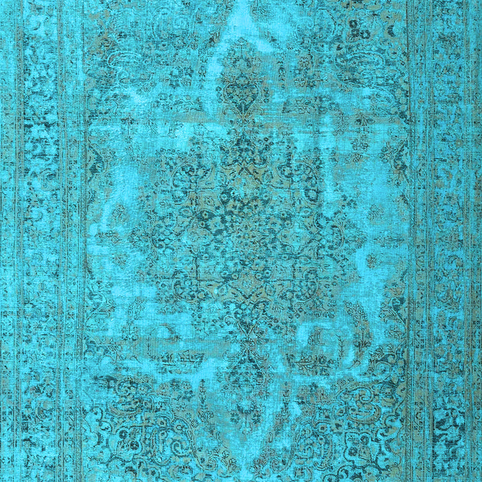 Machine Washable Persian Light Blue Bohemian Rug, wshtr4313lblu