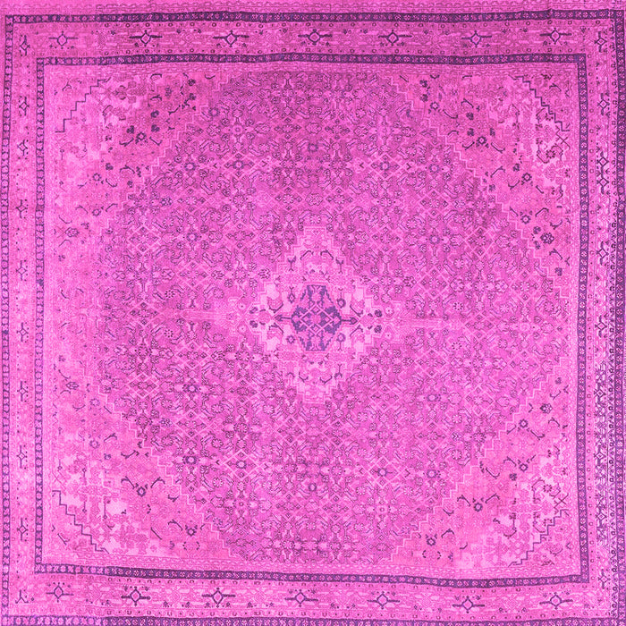 Square Persian Pink Traditional Rug, tr4314pnk