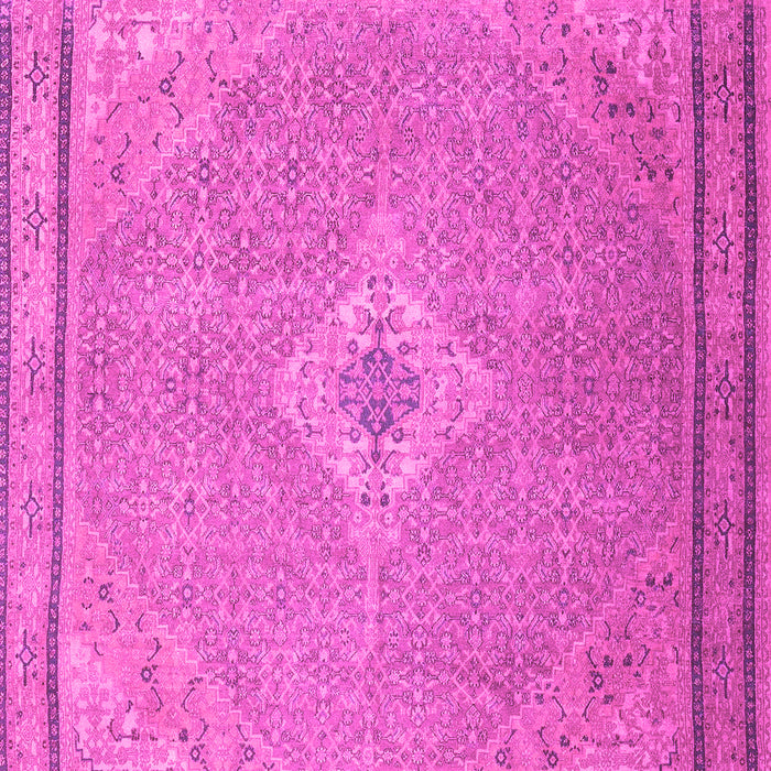 Machine Washable Persian Pink Traditional Rug, wshtr4314pnk