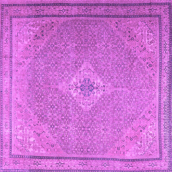 Square Persian Purple Traditional Rug, tr4314pur