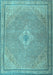 Persian Light Blue Traditional Rug, tr4314lblu