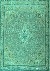 Persian Turquoise Traditional Rug, tr4314turq