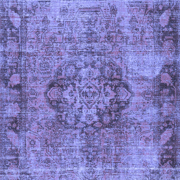 Machine Washable Persian Blue Traditional Rug, wshtr4315blu