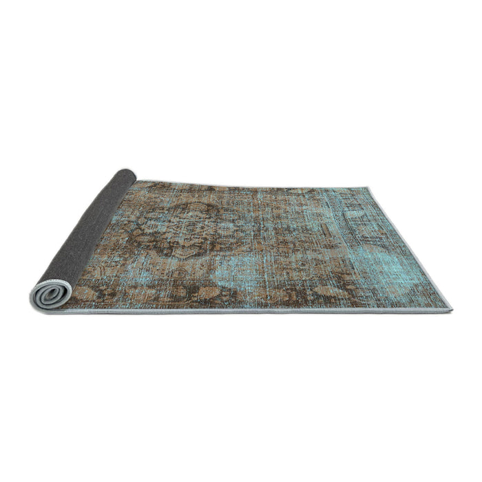 Sideview of Persian Light Blue Traditional Rug, tr4315lblu