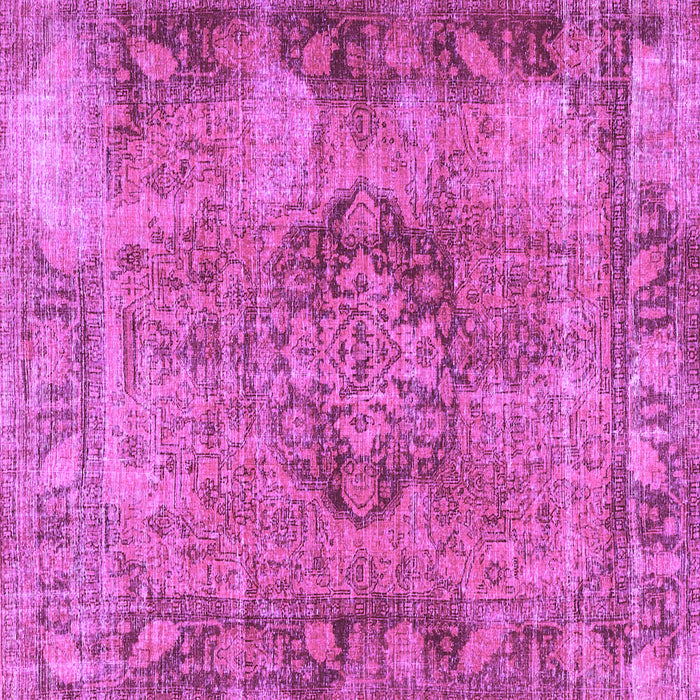 Square Persian Purple Traditional Rug, tr4315pur