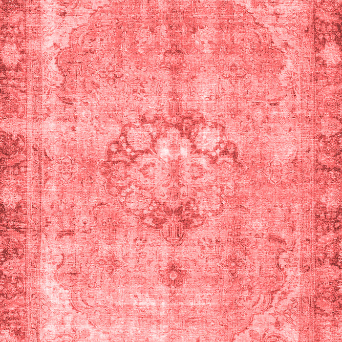 Machine Washable Persian Red Traditional Rug, wshtr4317red