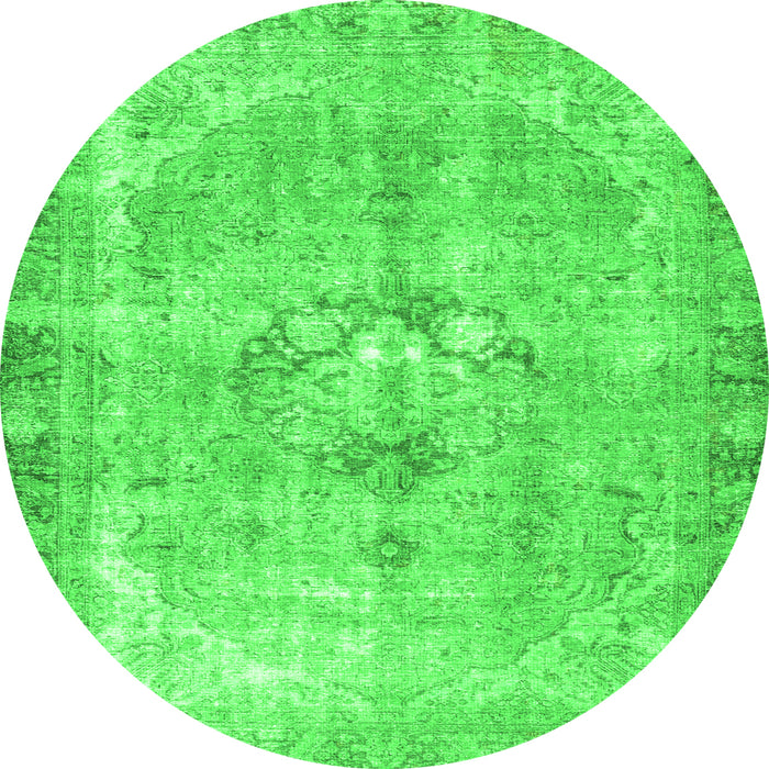 Machine Washable Persian Green Traditional Area Rugs, wshtr4317grn