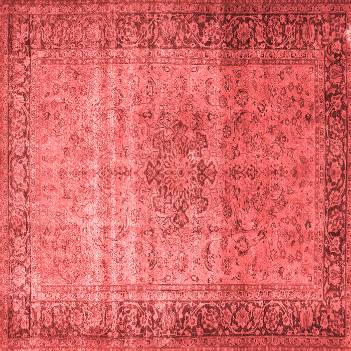 Machine Washable Persian Red Traditional Rug, wshtr4318red