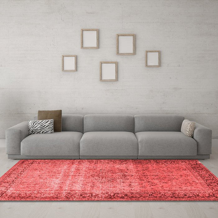 Traditional Red Washable Rugs