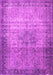 Machine Washable Persian Pink Traditional Rug, wshtr4318pnk