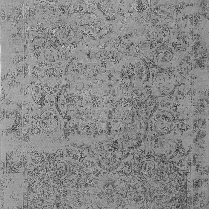 Serging Thickness of Machine Washable Persian Gray Traditional Rug, wshtr4319gry