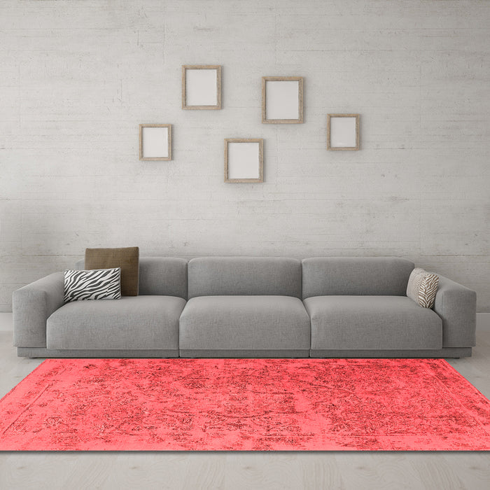 Traditional Red Washable Rugs