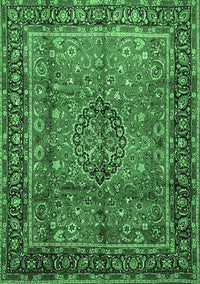 Persian Emerald Green Traditional Rug, tr431emgrn