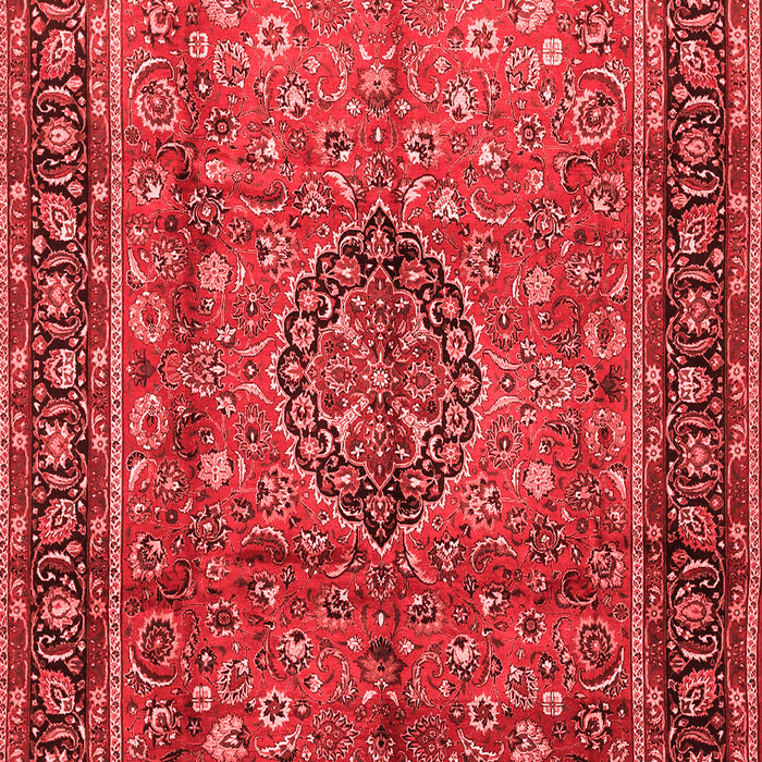 Machine Washable Persian Red Traditional Rug, wshtr431red