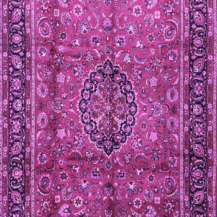Machine Washable Persian Purple Traditional Area Rugs, wshtr431pur