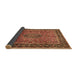 Sideview of Persian Brown Traditional Rug, tr431brn