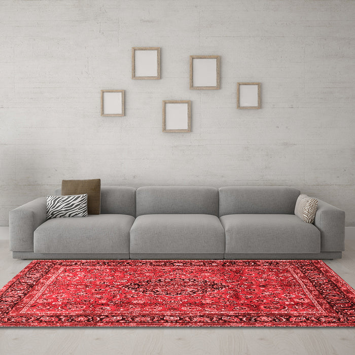 Traditional Red Washable Rugs