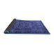 Sideview of Persian Blue Traditional Rug, tr4320blu