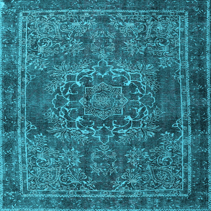 Square Persian Light Blue Traditional Rug, tr4320lblu