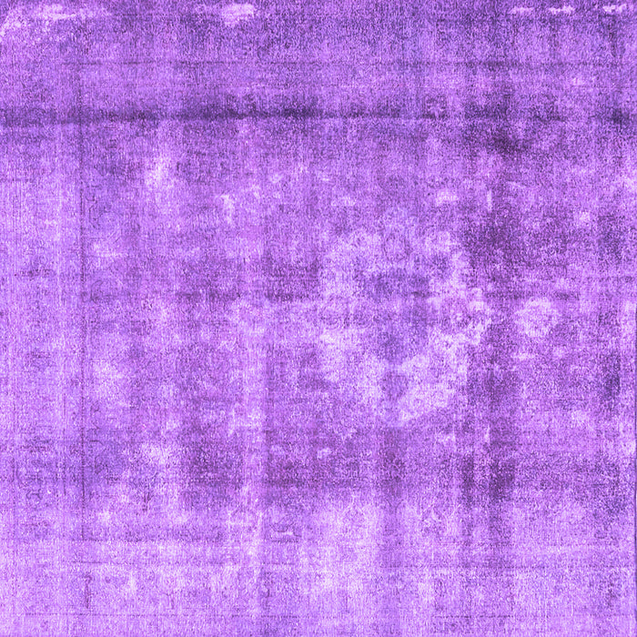 Square Machine Washable Persian Purple Traditional Area Rugs, wshtr4322pur