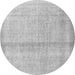 Machine Washable Persian Gray Traditional Rug, wshtr4323gry