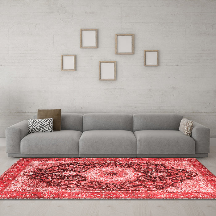 Traditional Red Washable Rugs