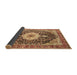 Sideview of Medallion Brown Traditional Rug, tr4324brn