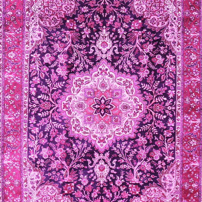 Medallion Pink Traditional Rug, tr4324pnk