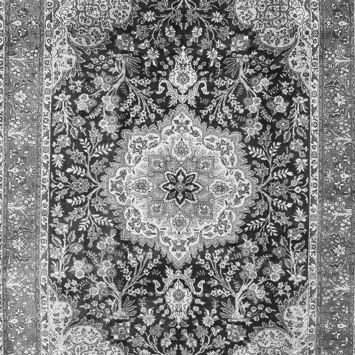 Medallion Gray Traditional Rug, tr4324gry