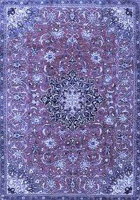 Medallion Blue Traditional Rug, tr4325blu