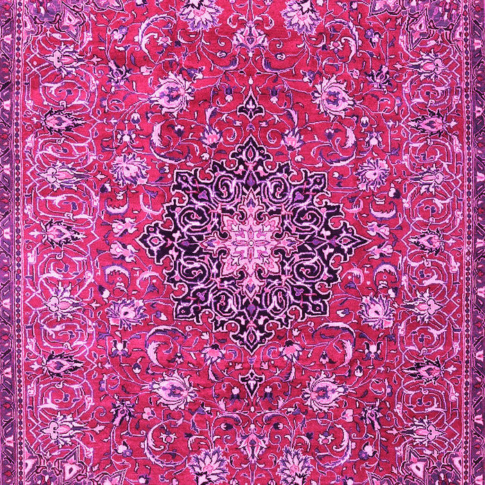 Medallion Pink Traditional Rug, tr4325pnk