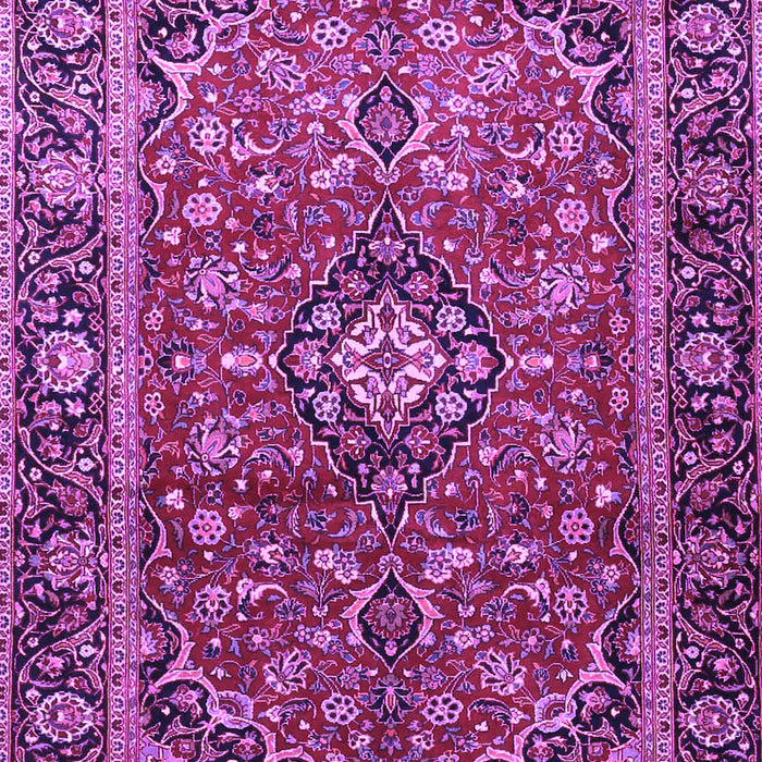 Medallion Purple Traditional Rug, tr4326pur