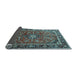 Sideview of Medallion Light Blue Traditional Rug, tr4326lblu