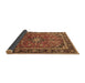 Sideview of Medallion Brown Traditional Rug, tr4326brn