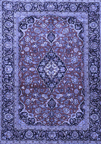 Medallion Blue Traditional Rug, tr4326blu