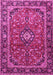 Medallion Pink Traditional Rug, tr4326pnk