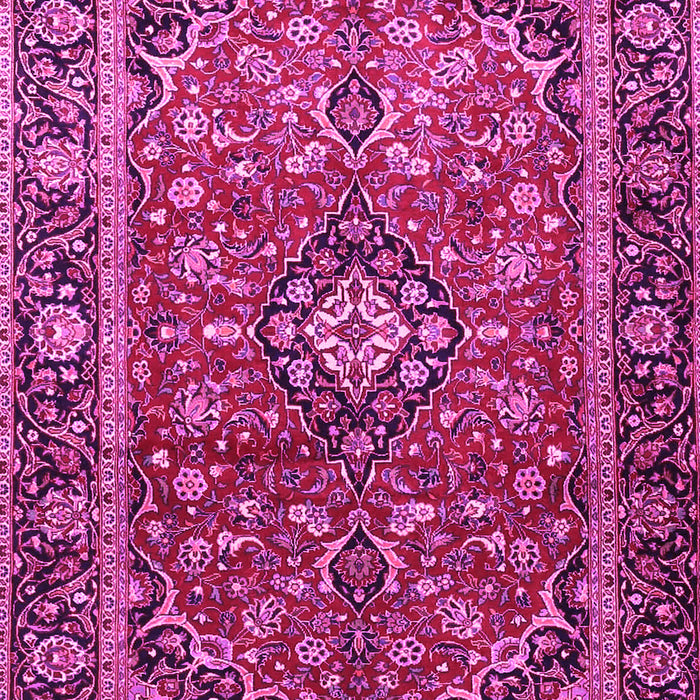 Medallion Pink Traditional Rug, tr4326pnk