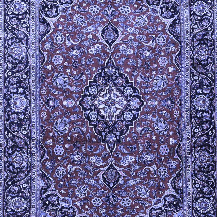 Medallion Blue Traditional Rug, tr4326blu