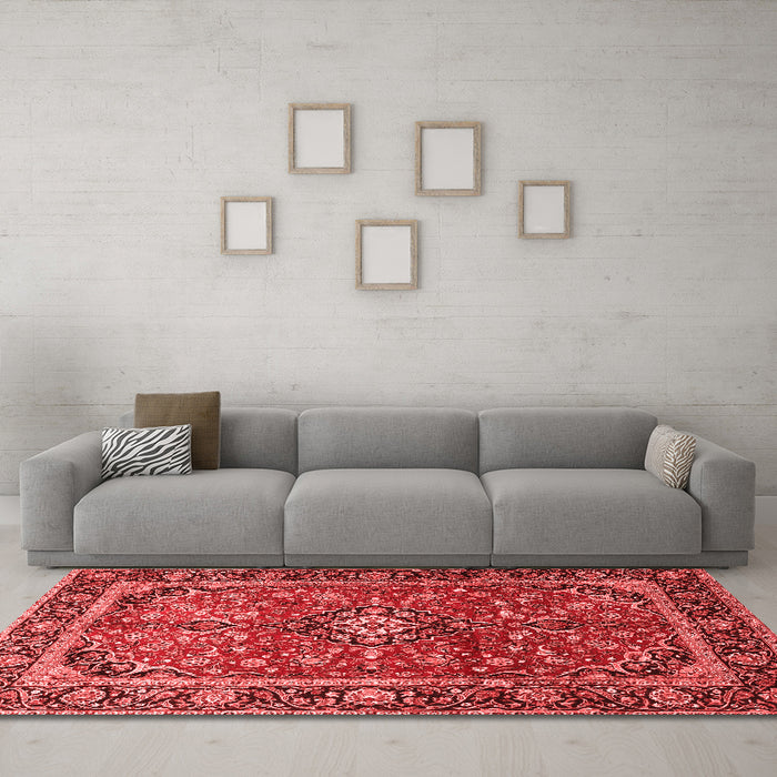Traditional Red Washable Rugs