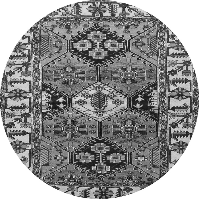 Square Persian Gray Traditional Rug, tr4327gry