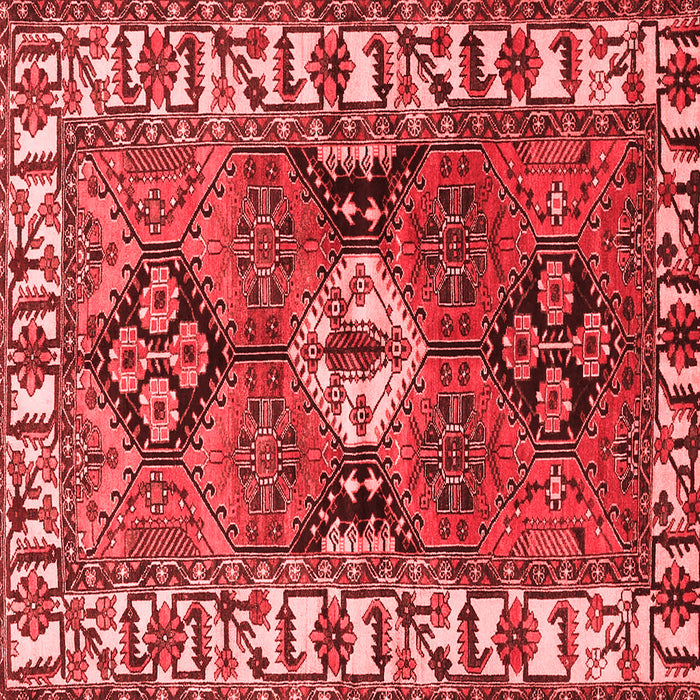Machine Washable Persian Red Traditional Rug, wshtr4327red