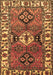 Machine Washable Persian Brown Traditional Rug, wshtr4327brn