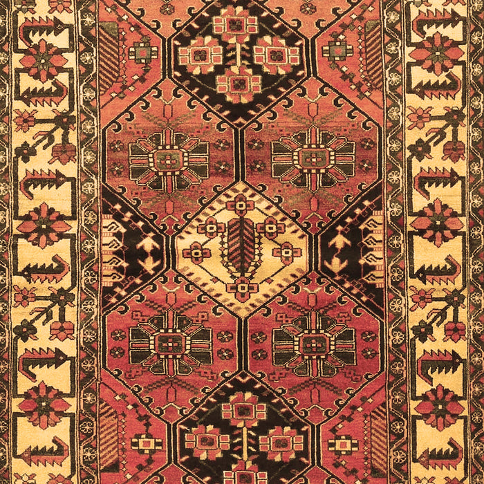 Machine Washable Persian Brown Traditional Rug, wshtr4327brn