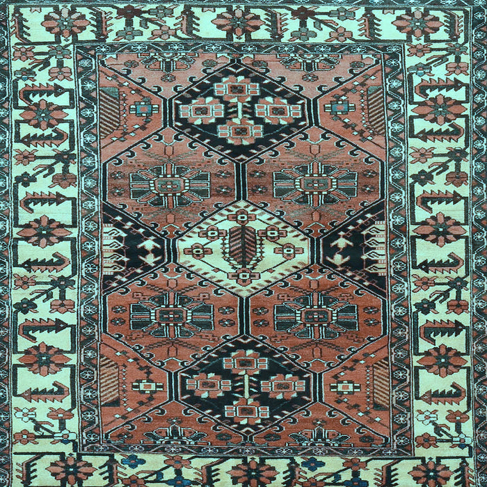 Square Persian Light Blue Traditional Rug, tr4327lblu