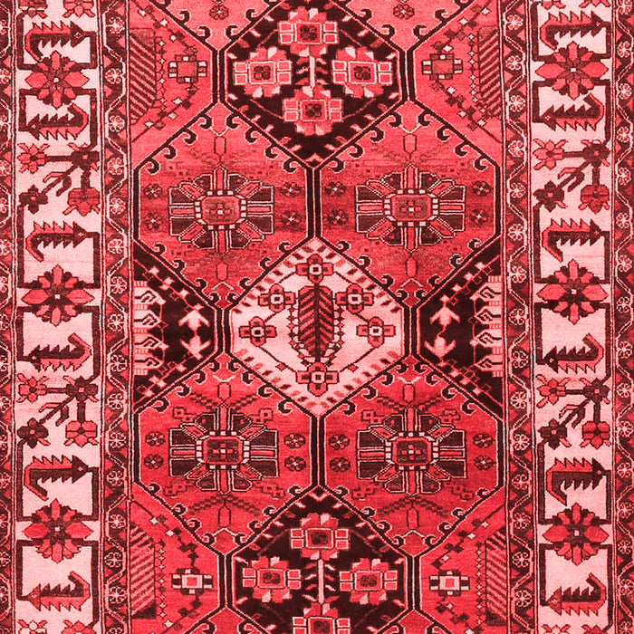 Machine Washable Persian Red Traditional Rug, wshtr4327red