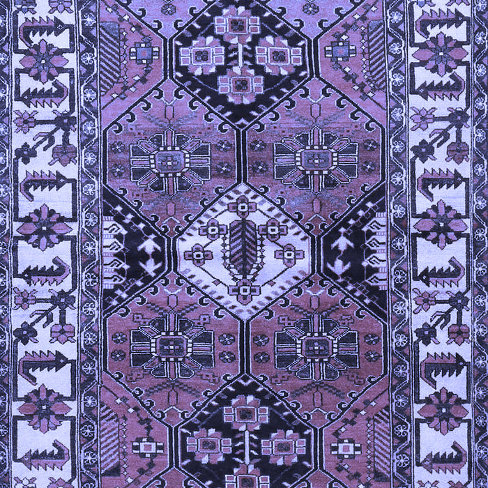 Machine Washable Persian Blue Traditional Rug, wshtr4327blu