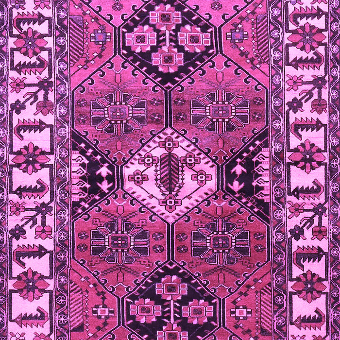 Machine Washable Persian Purple Traditional Area Rugs, wshtr4327pur