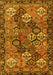 Machine Washable Persian Yellow Traditional Rug, wshtr4328yw